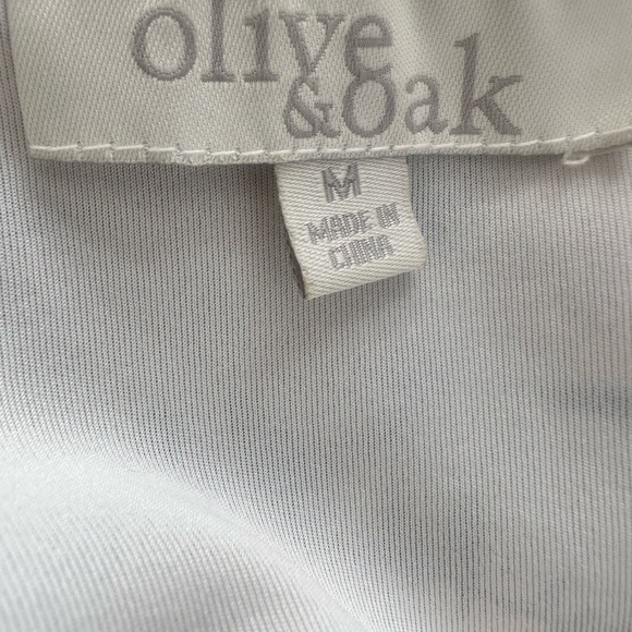 Olive & Oak Cream and Navy Bird Accent Shift Dress Size Medium - Picture 13 of 13